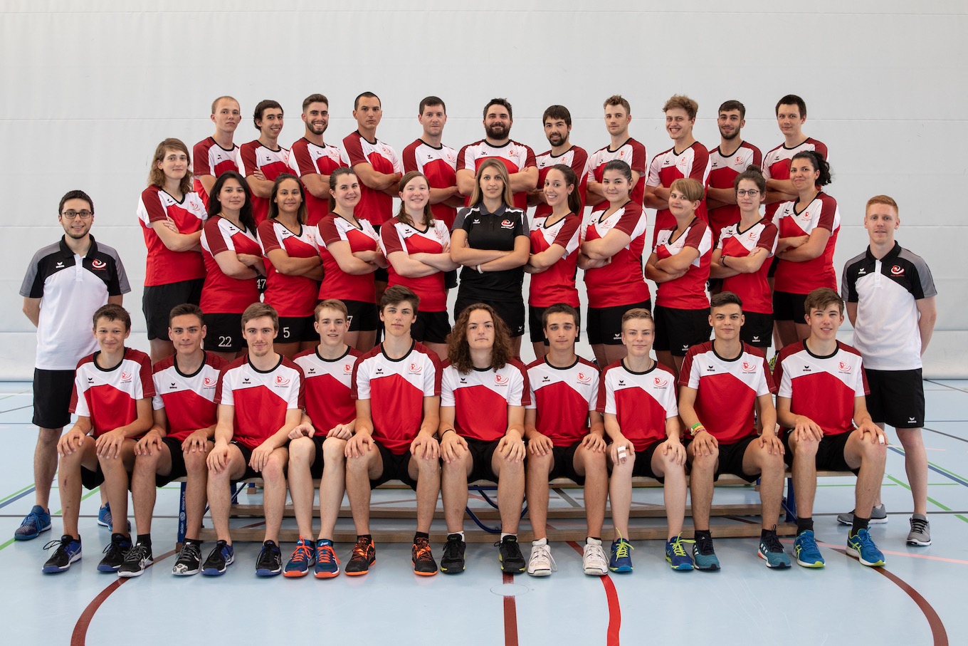 La délégation suisse pour les championnats du monde de tchoukball 2019